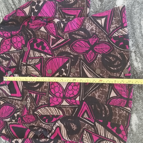 (M) Parsley & Sage Blazer Colorful and Fun 100% Cotton Shell Business Casual - Picture 4 of 7